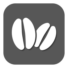 The coffee icon. Coffee symbol. Flat