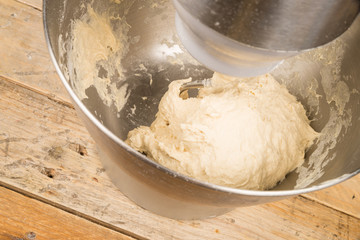 Kneading dough