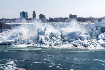 Niagara Fälle Gefroren