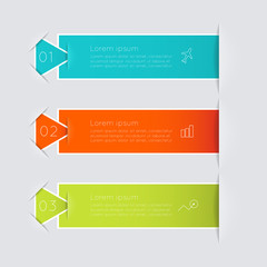 Vector colorful text box, trendy colors.