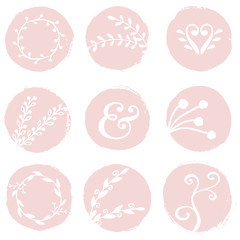 Paint Circles and Decorative Elements