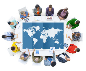 World Global Business Globalization International Concept