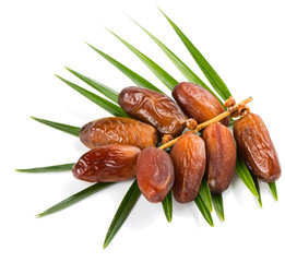 Bunch of date fruits