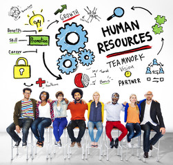 Human Resources Employment Job Teamwork People Concept