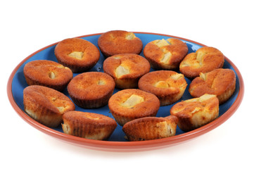 Assiette de cakes à la poire