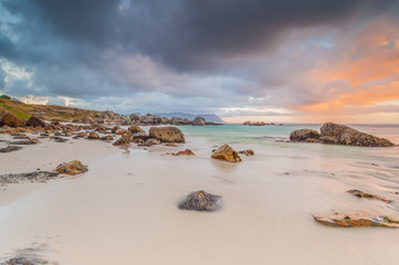 Oceanscape at sunrise