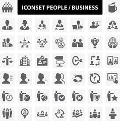 Iconset People Business