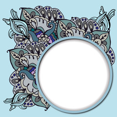 Flowers frame