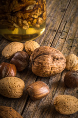 nuts in honey