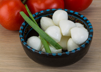 Mozzarella cheese balls