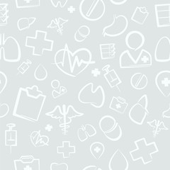 Light Medical Seamless Pattern