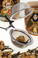 Tea Infusing Basket - Floral Green Tea