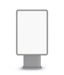 billboard on white background