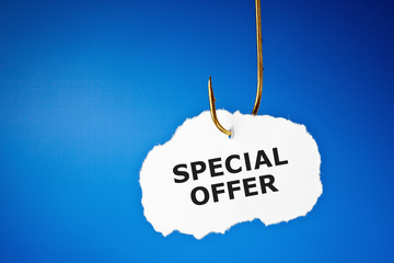 Special Offer Hooked Concept