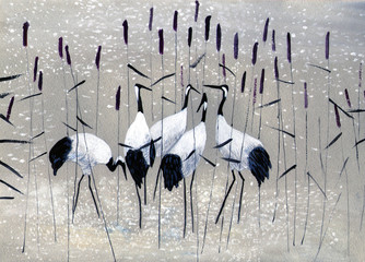 family of cranes - 78488810