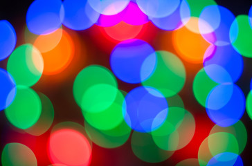 circular bokeh background