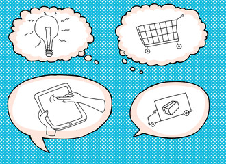 Online Shopping Symbols