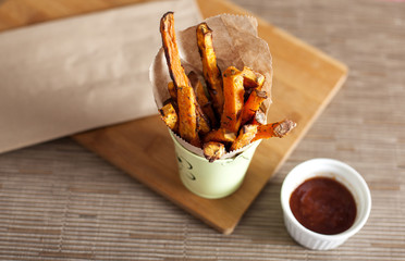 Sweet potato fries - 78491429