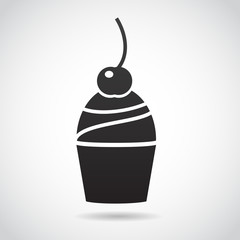 Cupcake VECTOR icon.