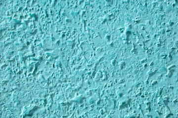 Concrete blue wall