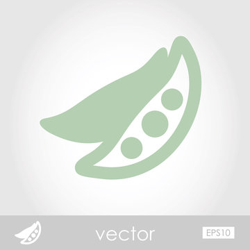Vector Pea icon
