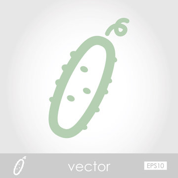 Vector Cucumber icon