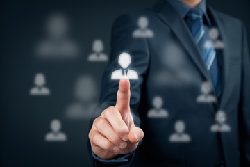 Human resources and leader