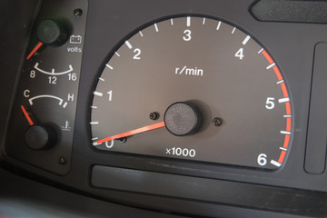 closeup car dashboard