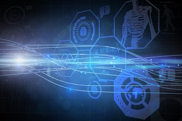 Composite image of fitness interface