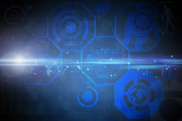 Composite image of fitness interface