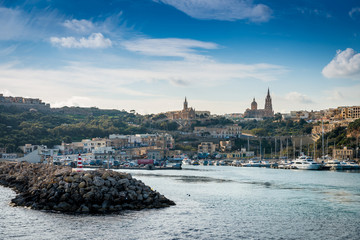 Fototapeta na wymiar Mgarr à Gozo, Malte