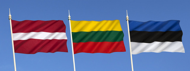 Flags of the Baltic States