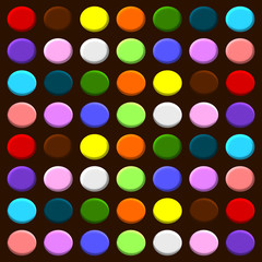 colorful circle shape background illustration