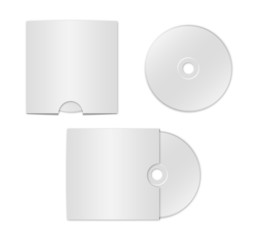 Empty CD and CD envelope (case)