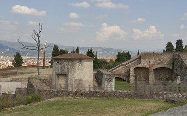 Fototapeta na wymiar Fort Belvedere in Florence, Italy