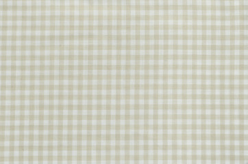 grey heckered fabric tablecloth
