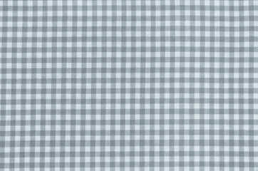 grey checkered fabric tablecloth