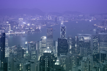 Hong Kong at night