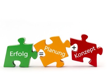 Erfolg = Planung + Konzept