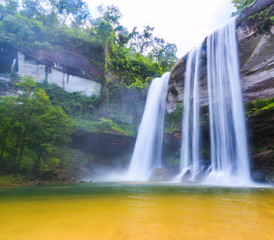 Huay Luang waterfall in Ubon Ratchathani province, Thailand