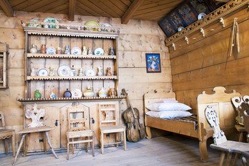 Regional interior mountain hut