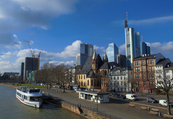 Fototapeta na wymiar Frankfurt city