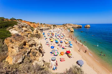 Foto auf Acrylglas Strand Marinha, Algarve, Portugal Strand von São Rafael