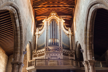 Organ in church