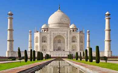Deurstickers Taj Mahal, Agra © saiko3p