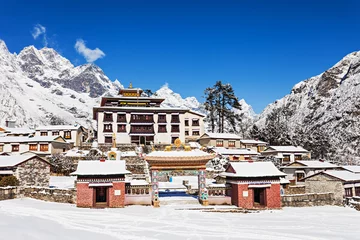 Cercles muraux Lhotse Tengboche Monastery, Nepal