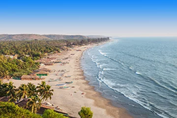 Crédence de cuisine en verre imprimé Lieux européens Arambol beach, Goa