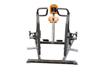 Fitness club gym with sport equipment