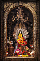 Altar in hindu temple
