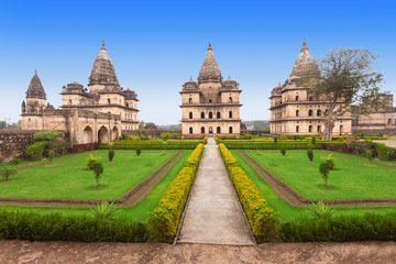 Fototapeta premium Chhatris Cenotaphs, Orchha